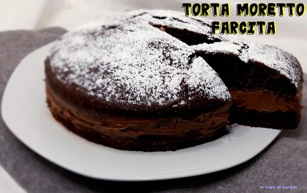 Tarta moretto rellena