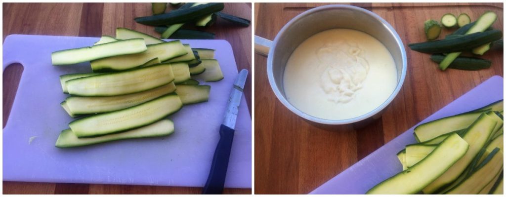 parmigiana zucchine bianca crude