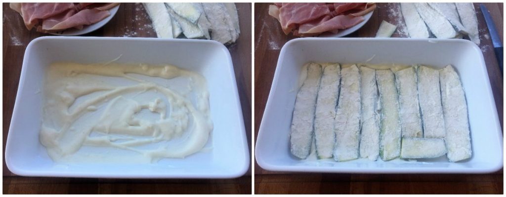 parmigiana zucchine bianca crude