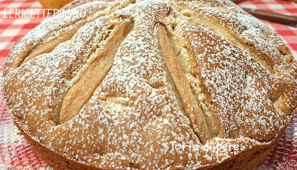 Tarta de peras suave