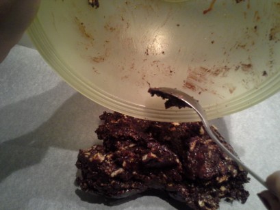 masa salami de chocolate