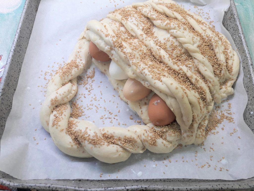 A Cuddura cull'ova de la Pascua Siciliana