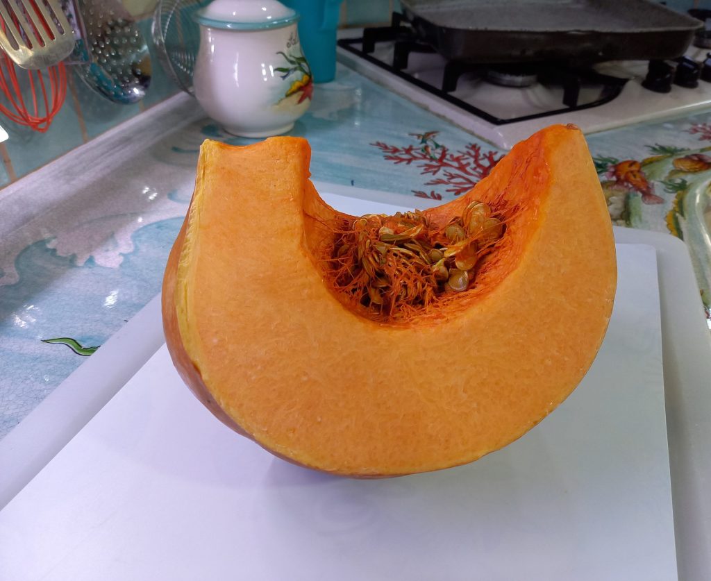 Bizcocho de calabaza con sorpresa
