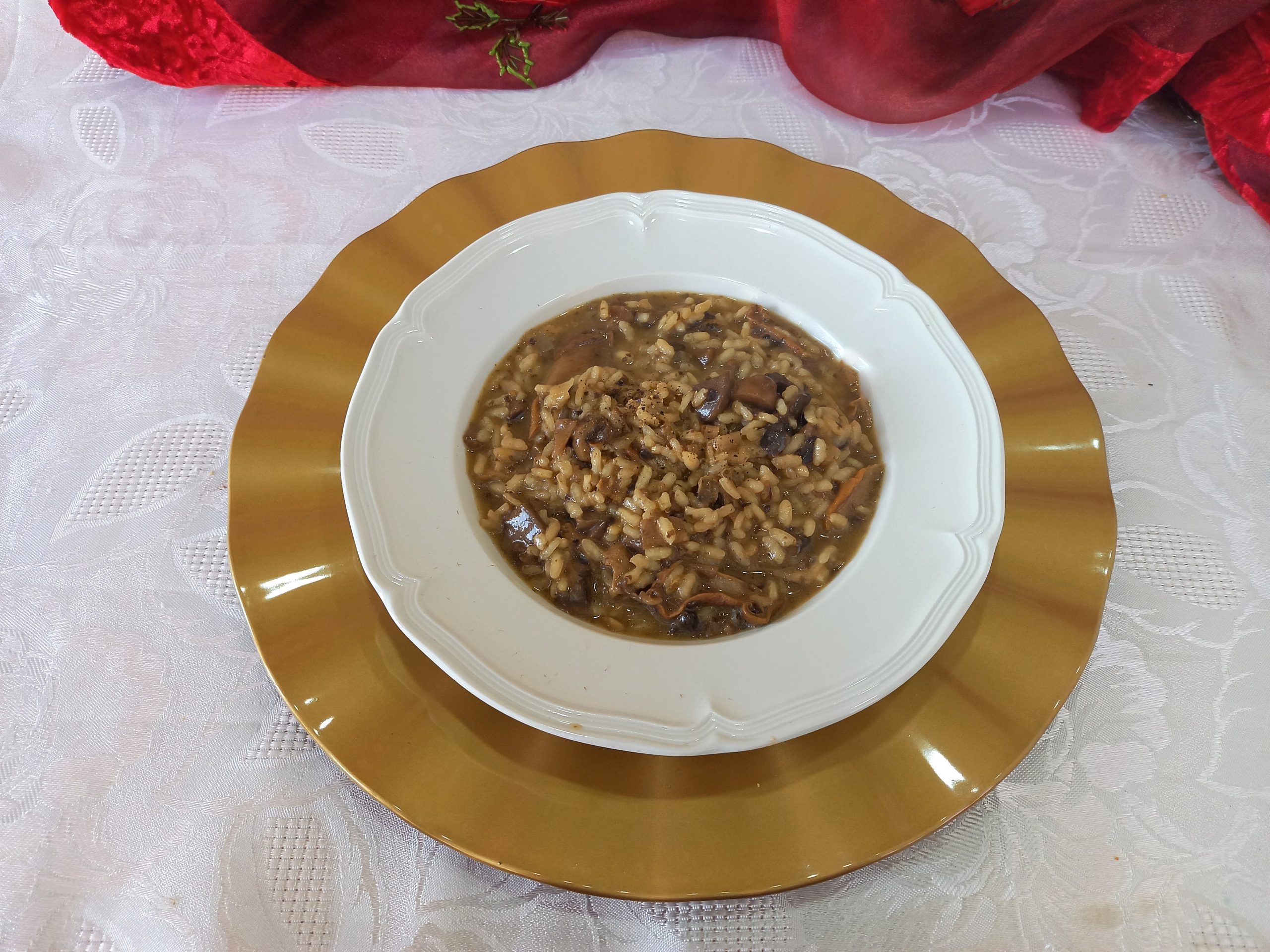 Risotto Bimby con setas variadas