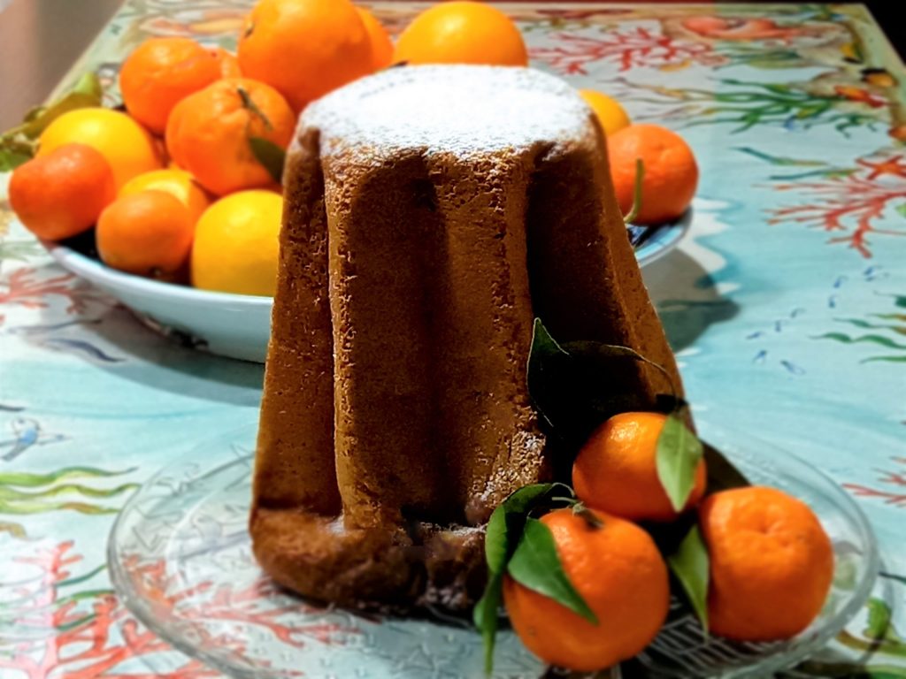 Pandoro Siciliano al aroma de mandarina