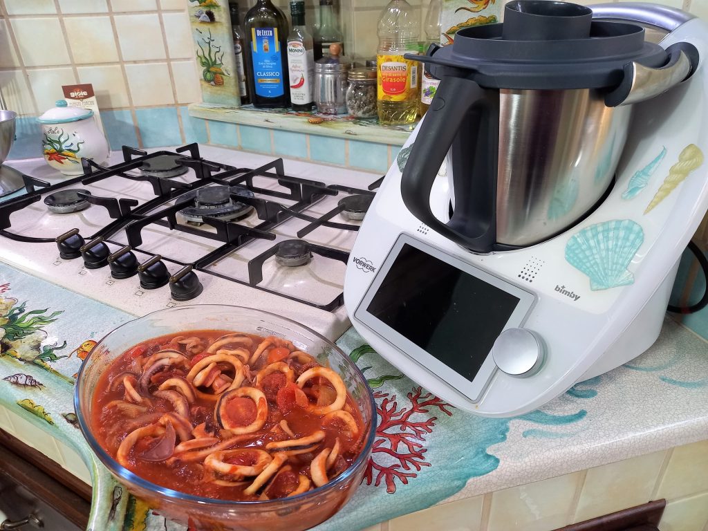 Calamares y potas a la Livornesa para BimbyTM6