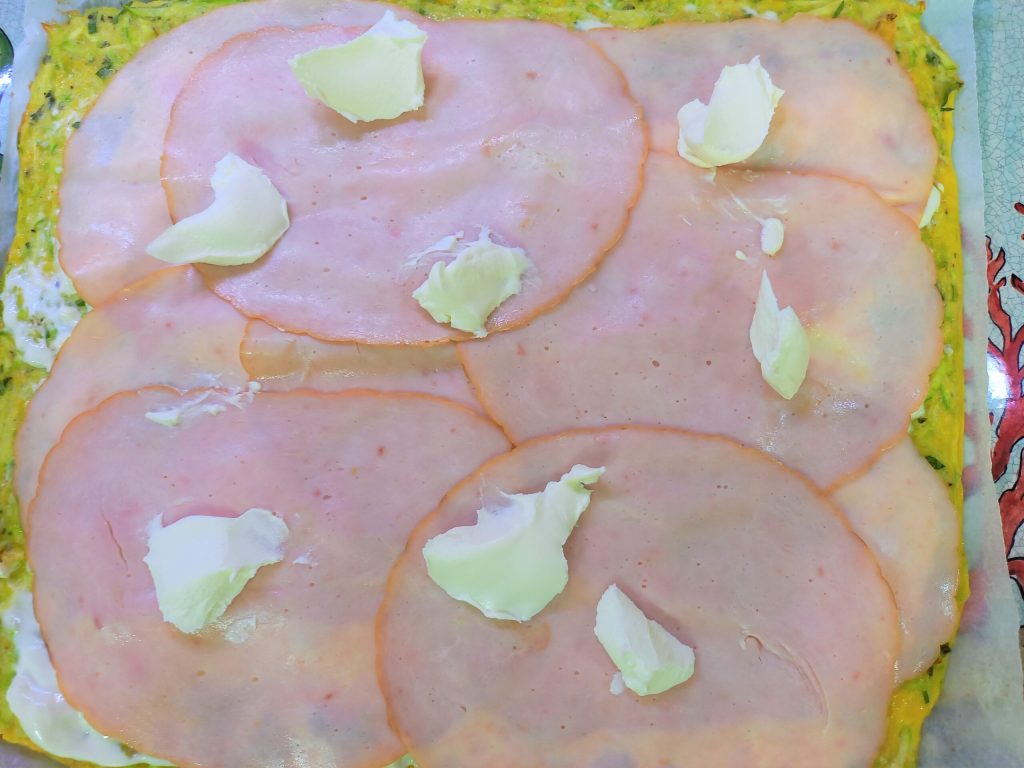 Rollo de tortilla con calabacines ligero