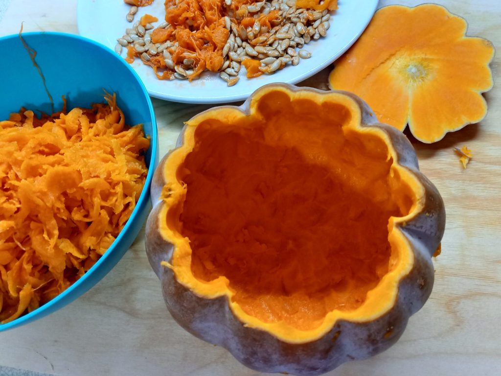 Calabaza vaciada