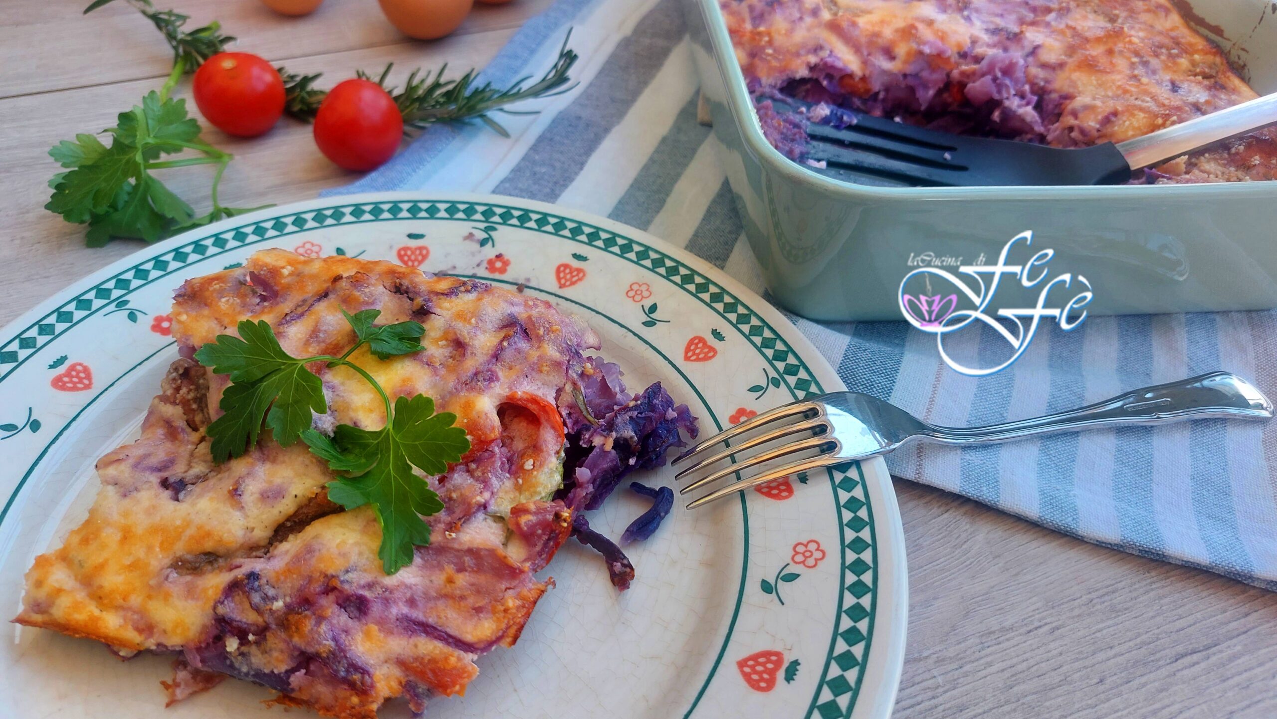 PASTEL DE VERDURAS CON RICOTTA Y ANCHOAS