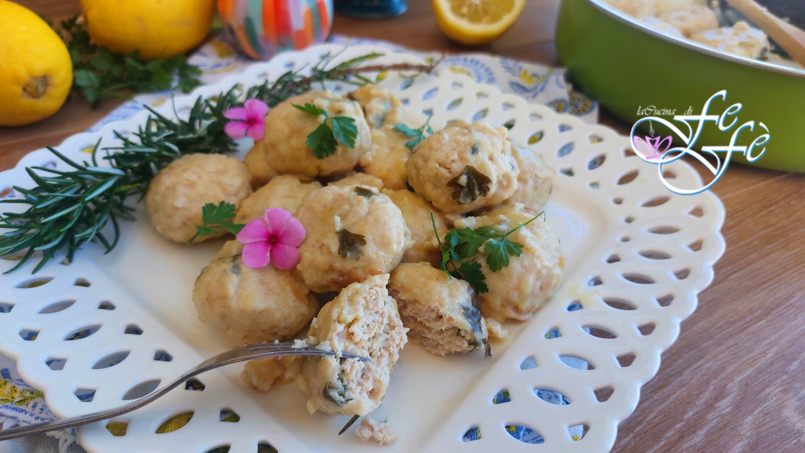 ALBÓNDIGAS DE PAVO AL LIMÓN EN SARTÉN