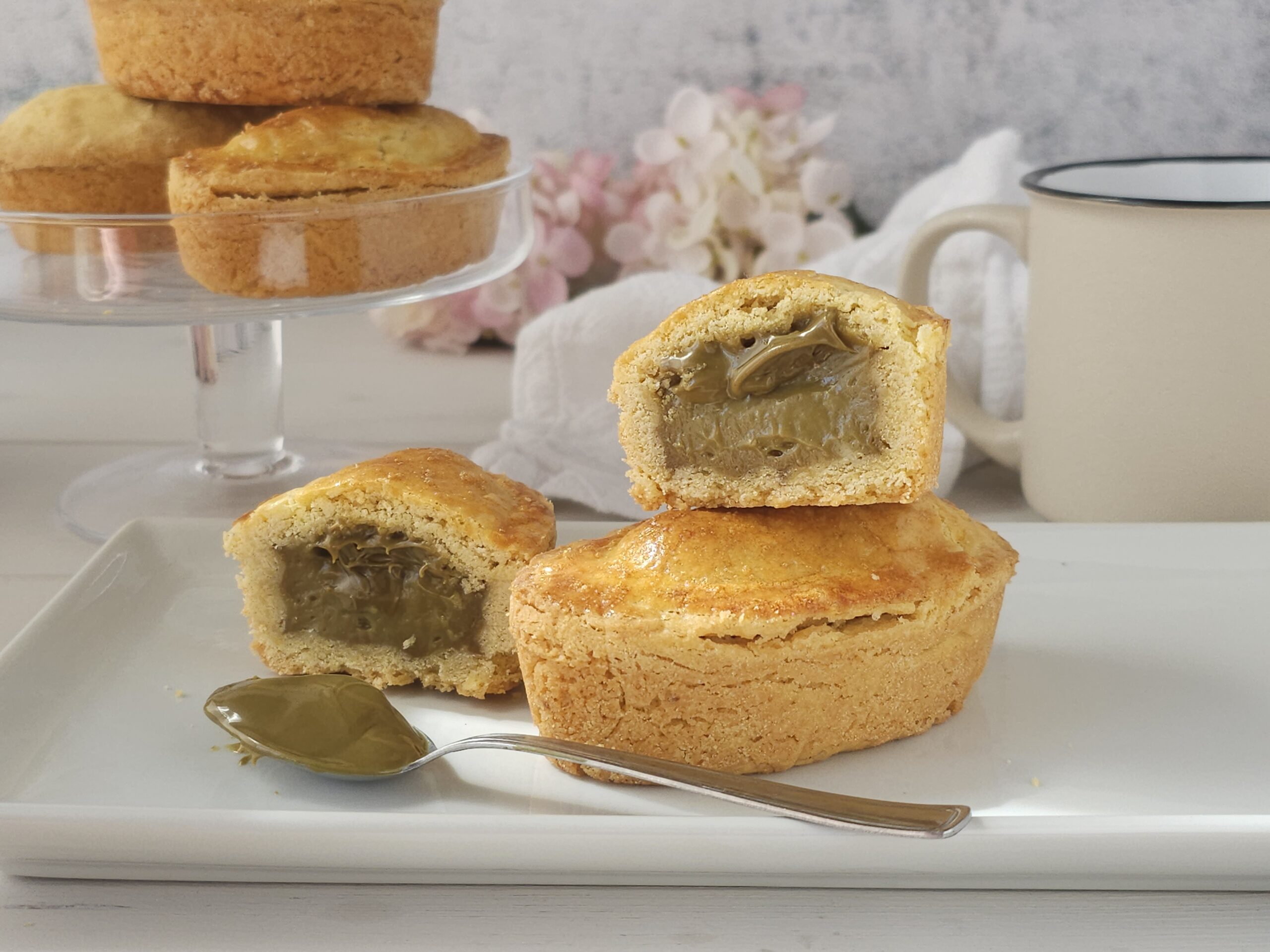 Pasticciotto leccese al pistacchio