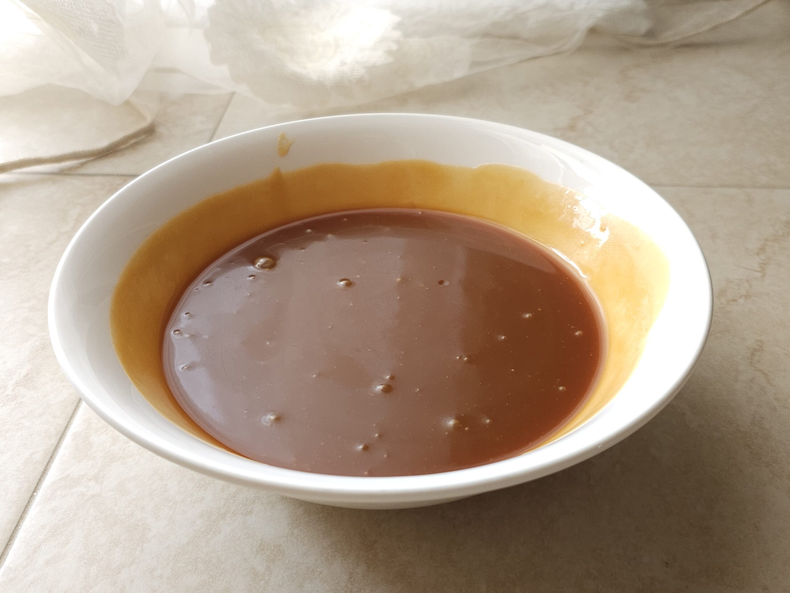 Receta de la salsa de caramelo