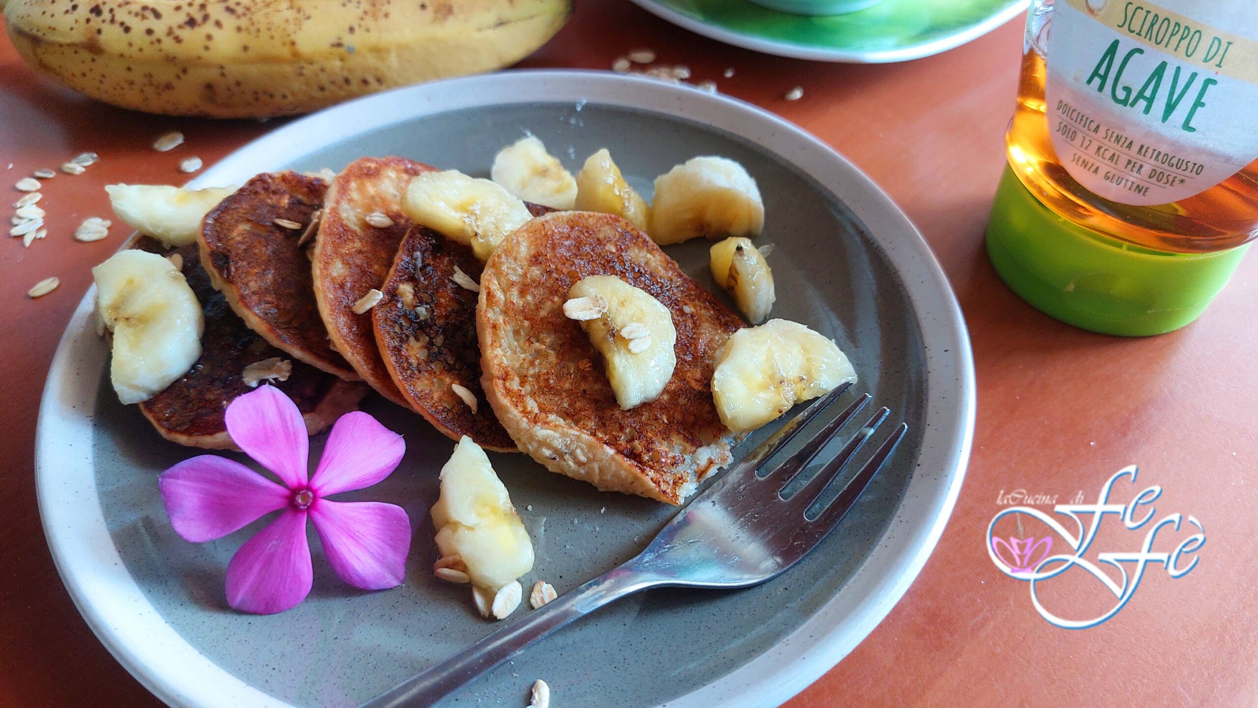 MINI PANCAKES TRES INGREDIENTES (Receta vegana)