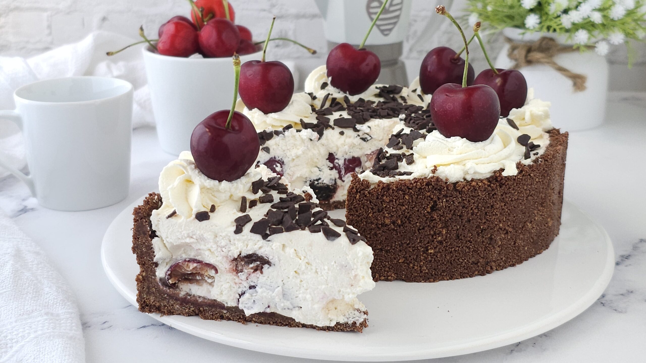 Tarta de queso Selva Negra