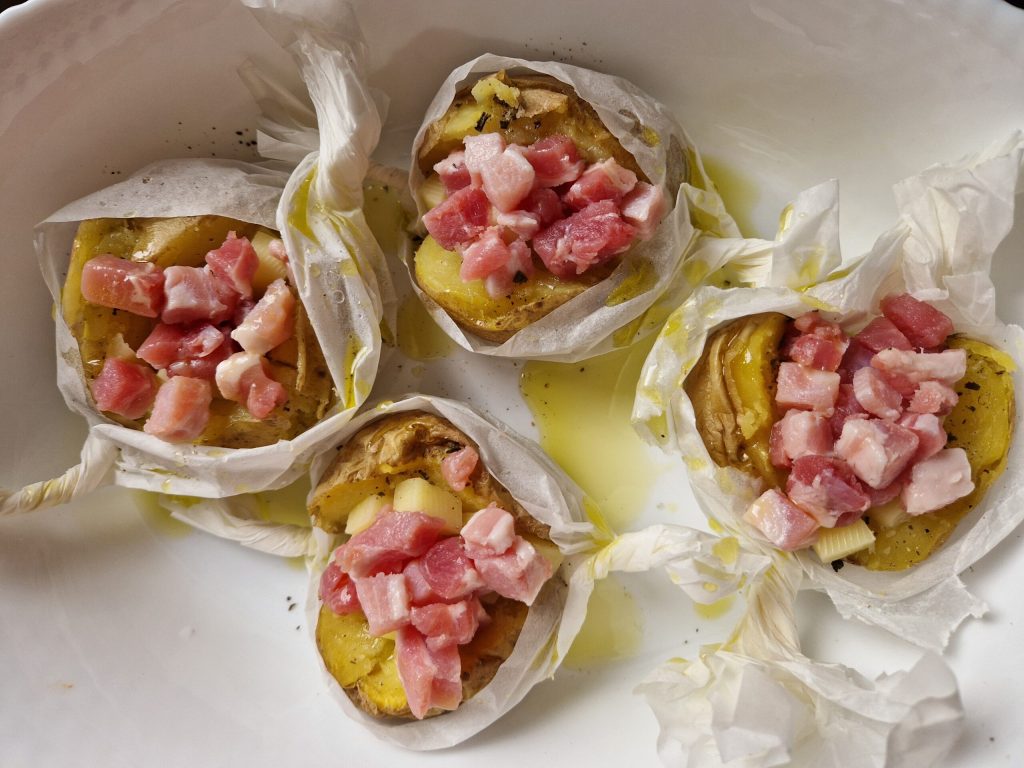 Las patatas al Horno Rellenas