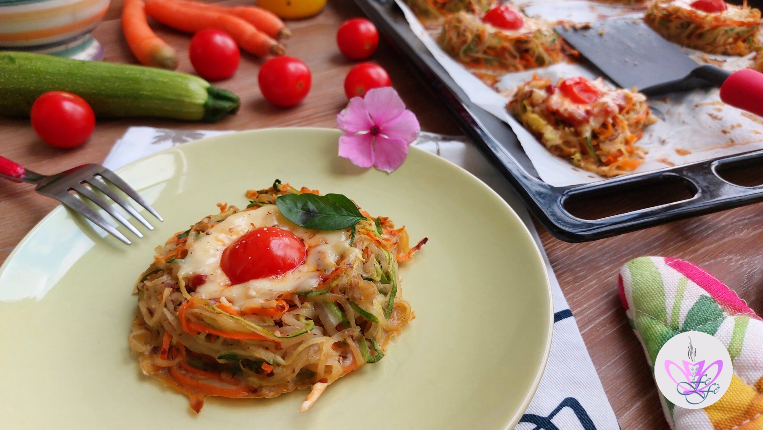 NIDOS DE VERDURAS AL HORNO