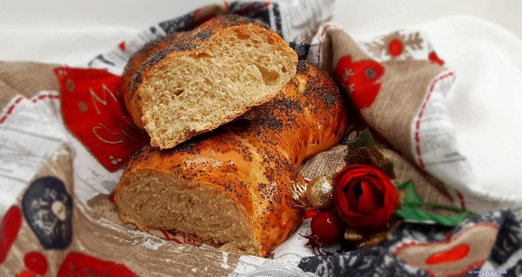Kalach pan de Navidad ucraniano