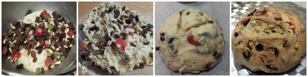 pandolce genovese con masa madre