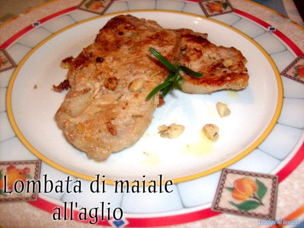 Lomo de cerdo al ajo