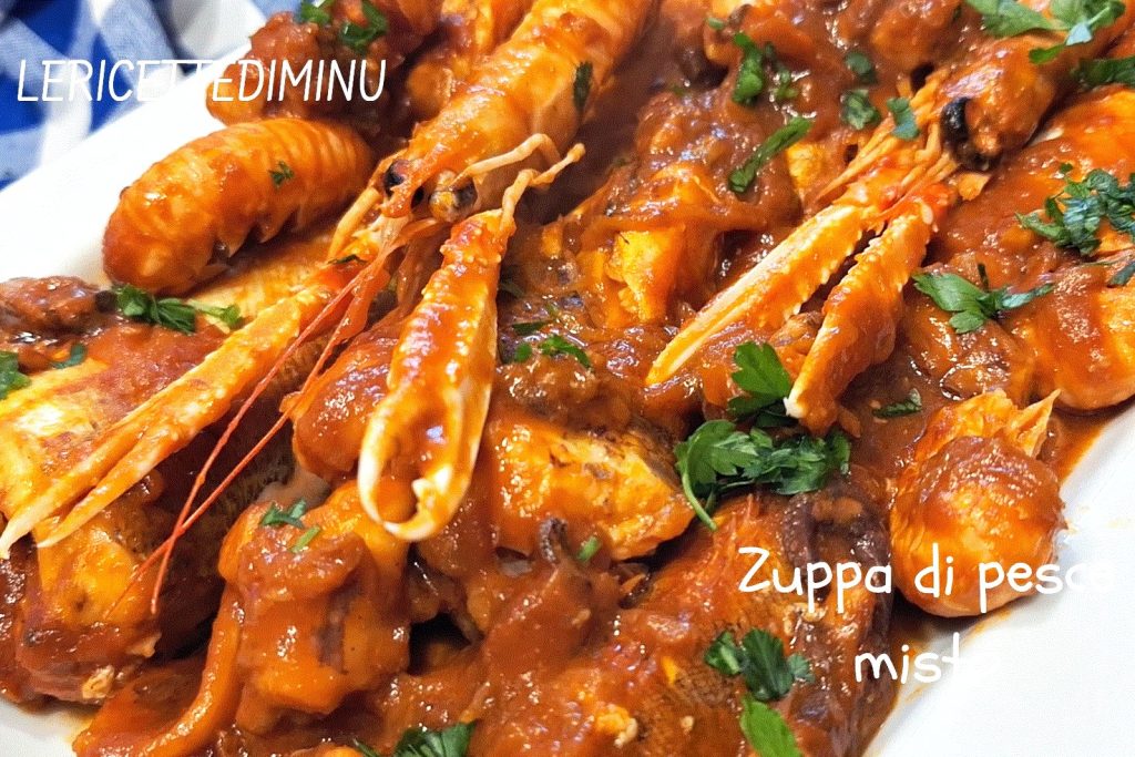 Sopa de pescado variado