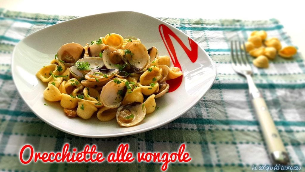 Orecchiette con almejas