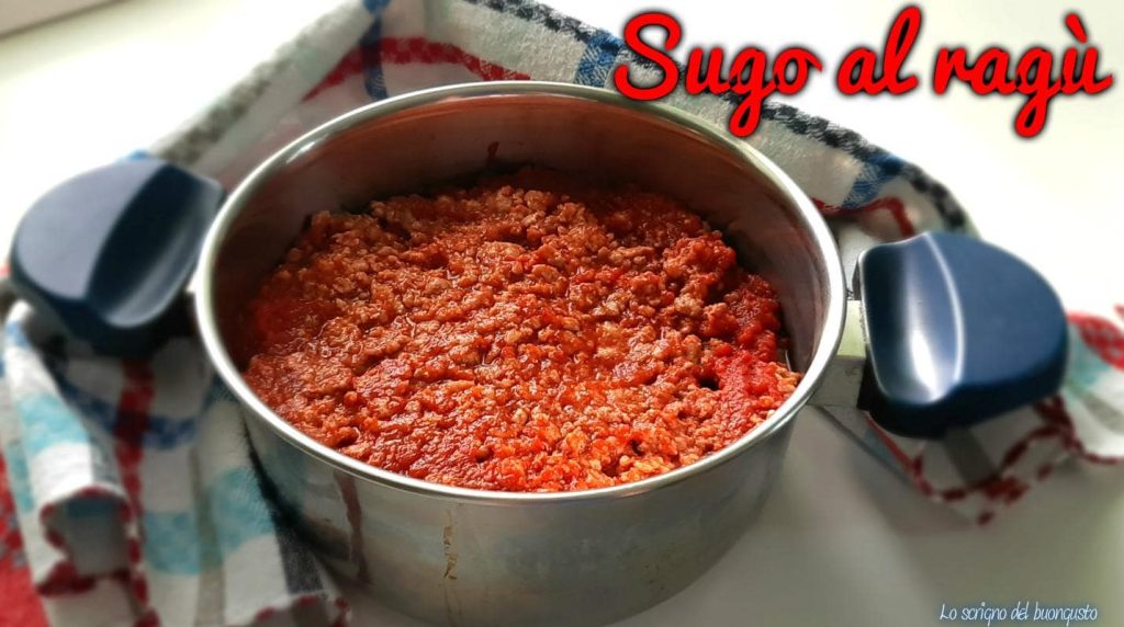 Salsa al ragú de carne