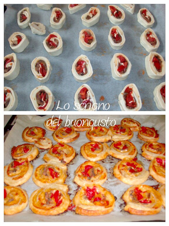 Rollitos de anchoas, tomatitos..