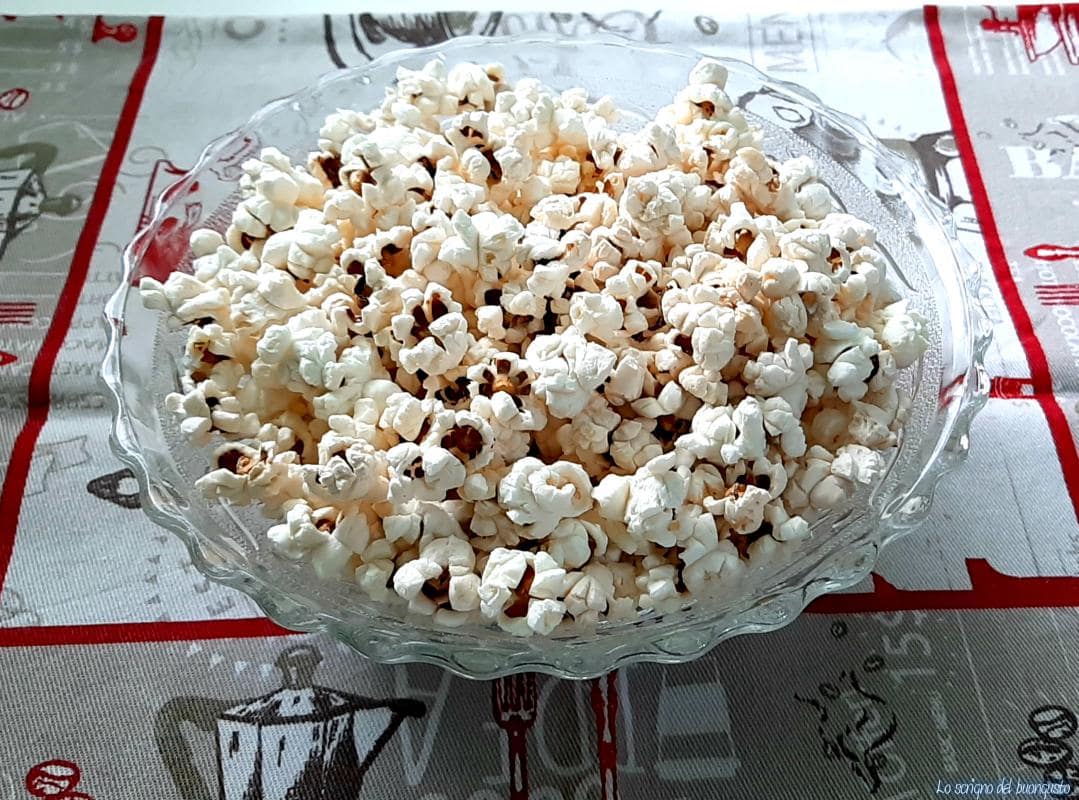 Palomitas de maíz en la freidora de aire