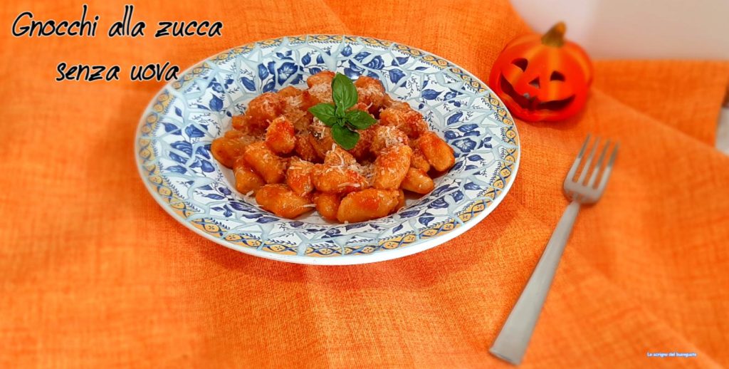 Ñoquis de calabaza sin huevo