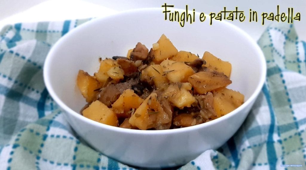 Setas y patatas a la sartén
