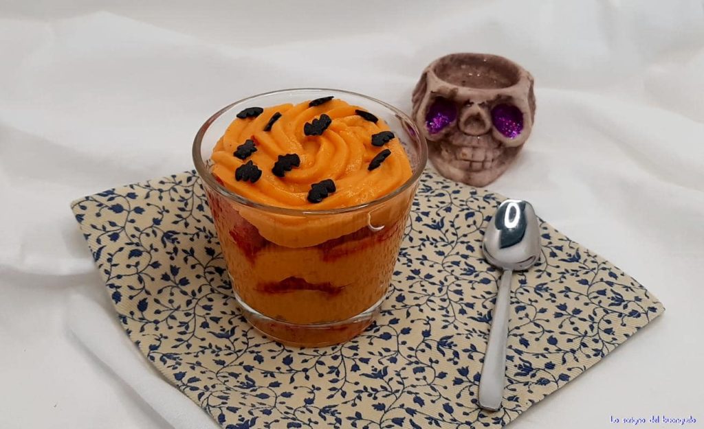 Postre de cuchara de calabaza