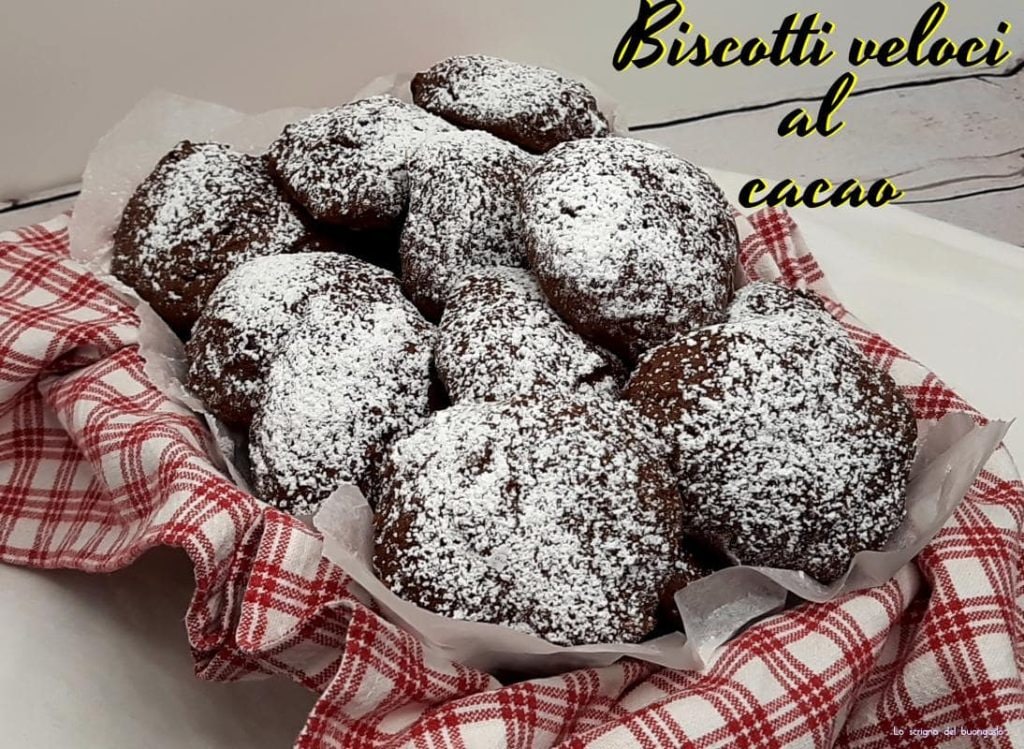 Galletas rápidas de cacao