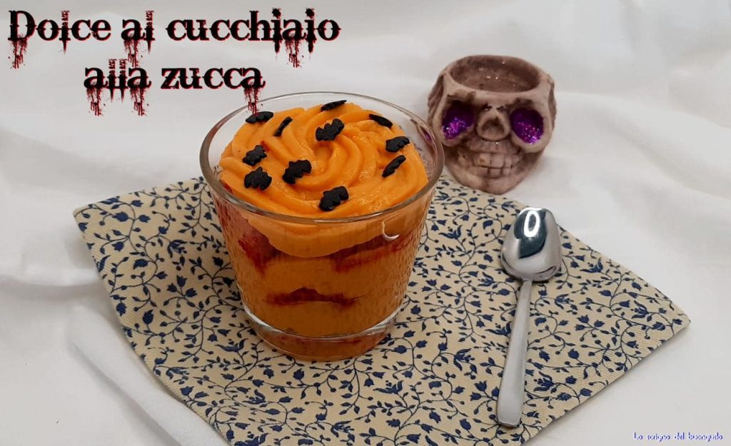 Postre de cuchara de calabaza
