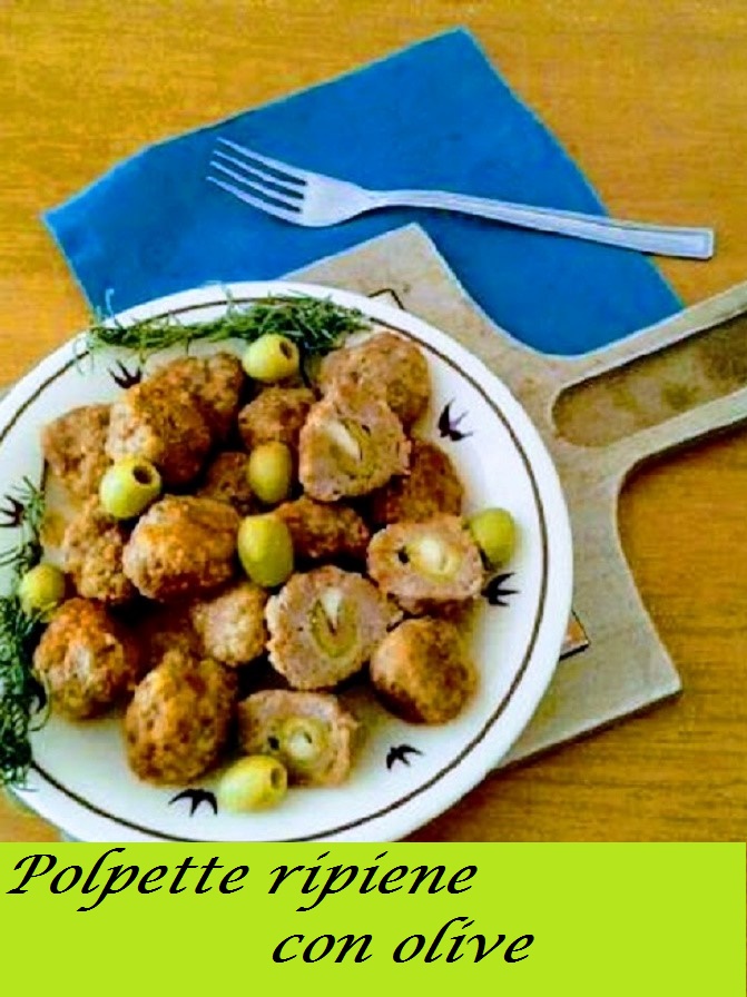 ALBÓNDIGAS RELLENAS CON ACEITUNAS