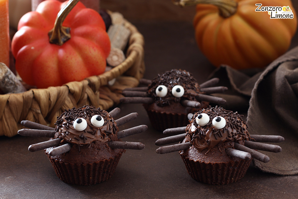 Arañas de chocolate