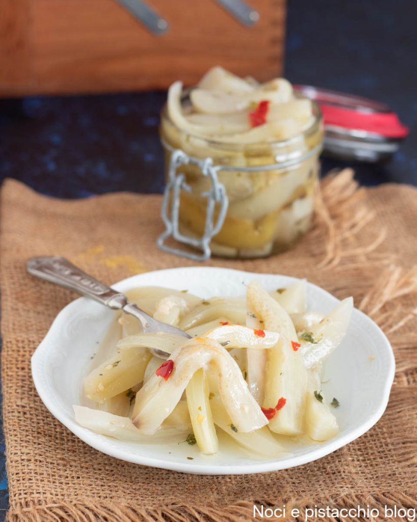 Berenjenas en aceite hechas en casa