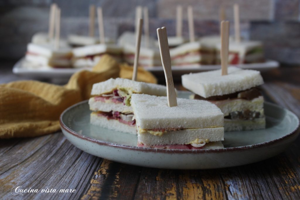 Bocadillos para el brunch Cocina vista al mar