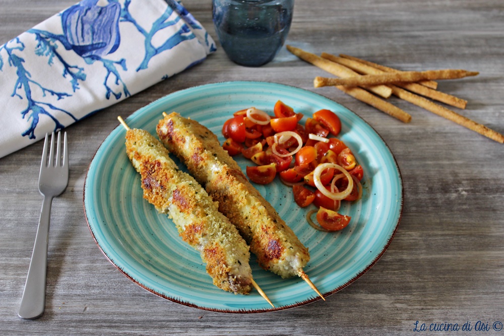 Brochetas de pez espada