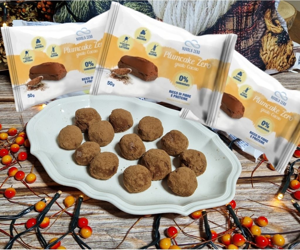 Los bombones con plumcake de cacao de Nuvola zero