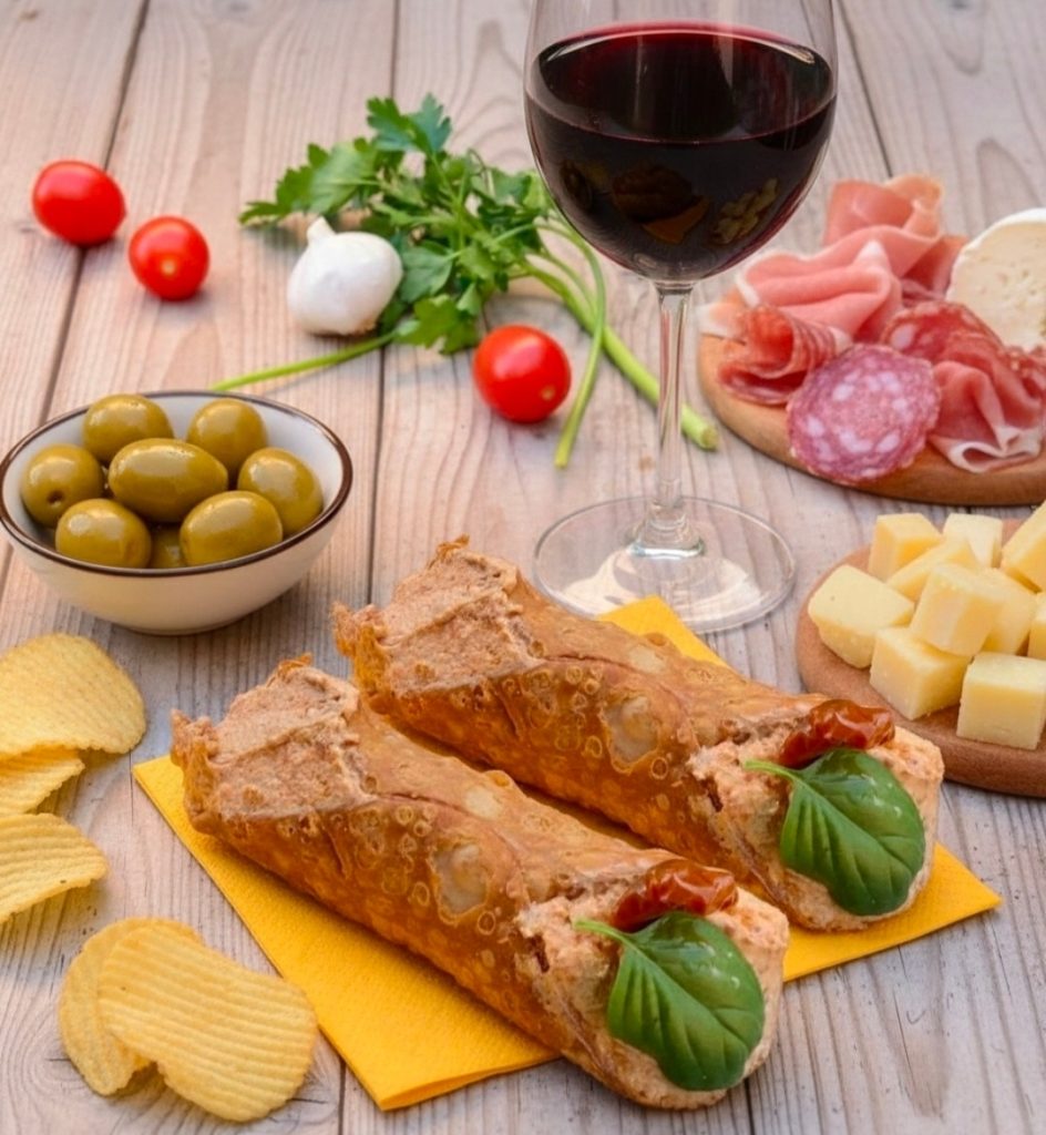 Canutillos pequeños salados tipo finger-food