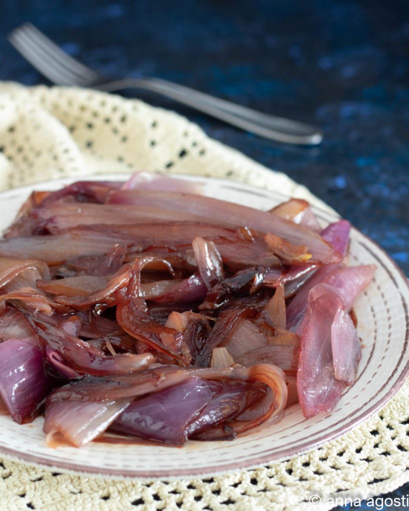 cebollas de Tropea caramelizadas