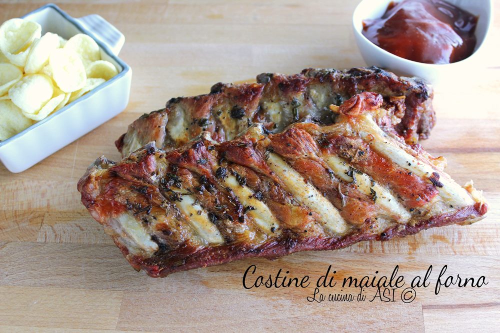 Costillas de cerdo al horno