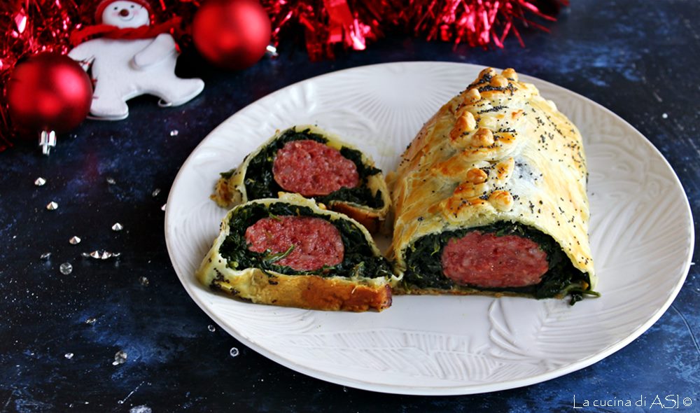 COTECHINO en costra con espinacas