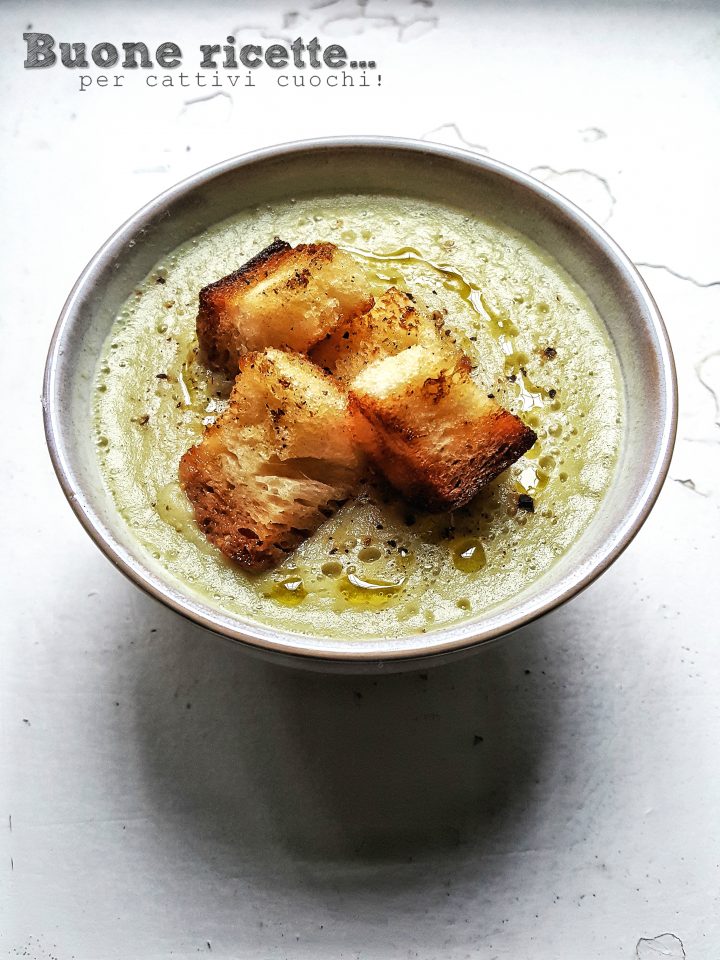 Crema de brócoli romanesco