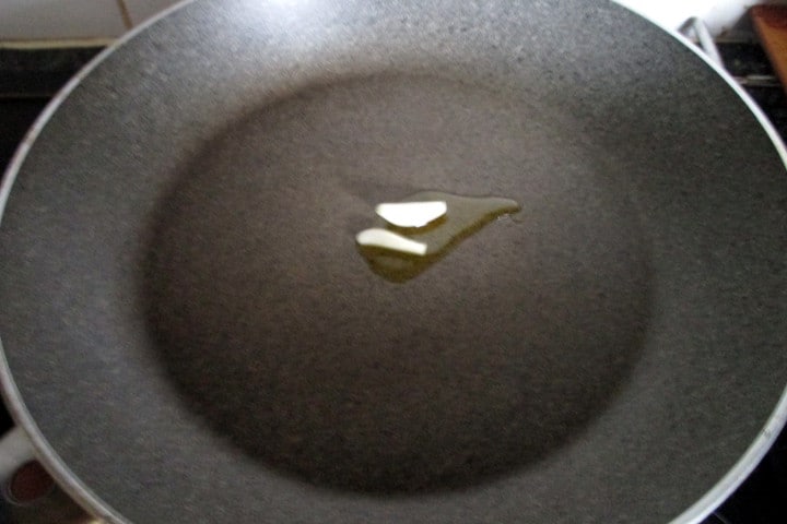 Crepes de radicchio y champiñones veganas preparación, Mangia senza Pancia