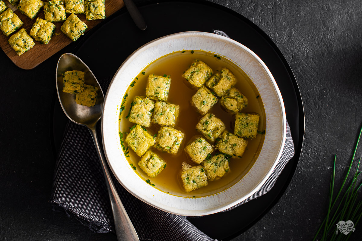 Pasta real con hierbas