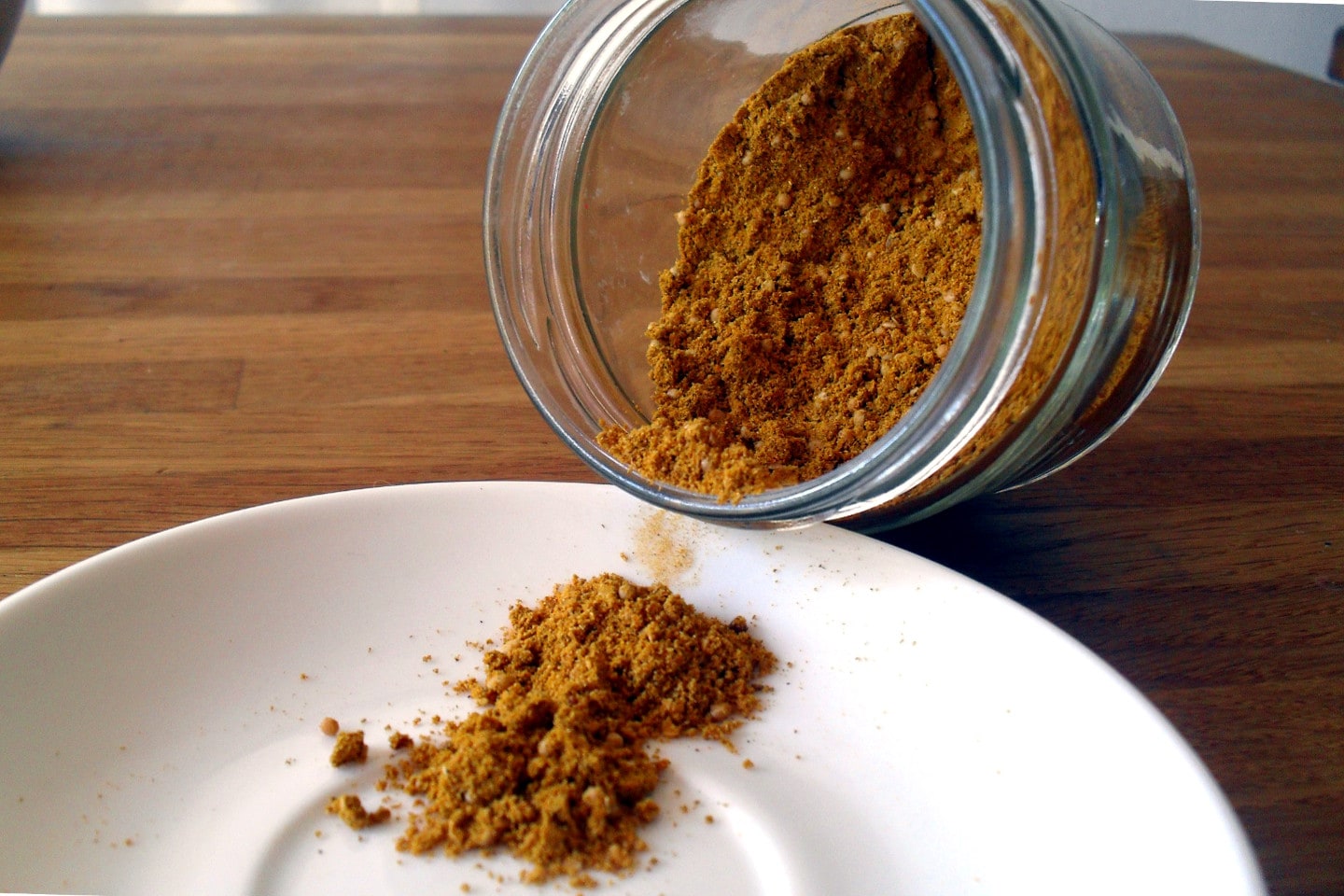 Curry en polvo hecho en casa