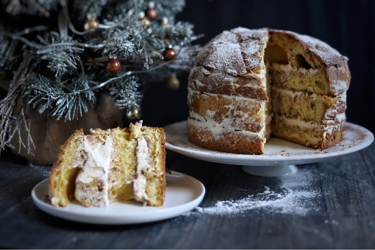 PANETTONE RELLENO CON CREMA DE CARAMELO