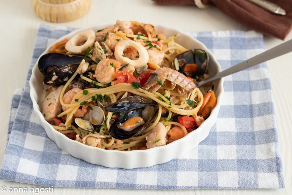 Espaguetis a la Marinera