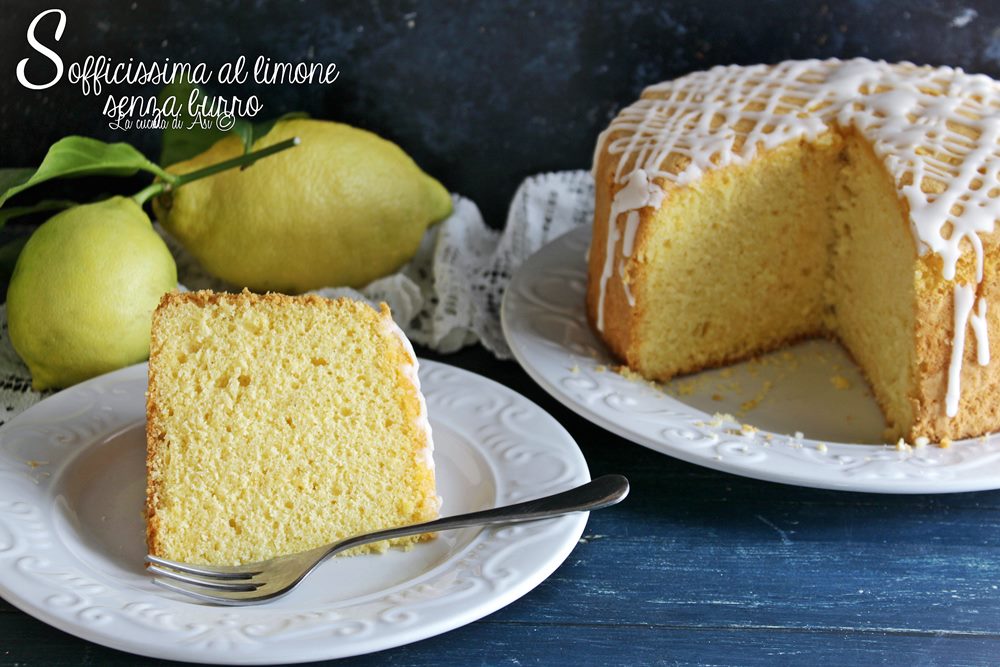 Pastel esponjosísimo de limón sin mantequilla